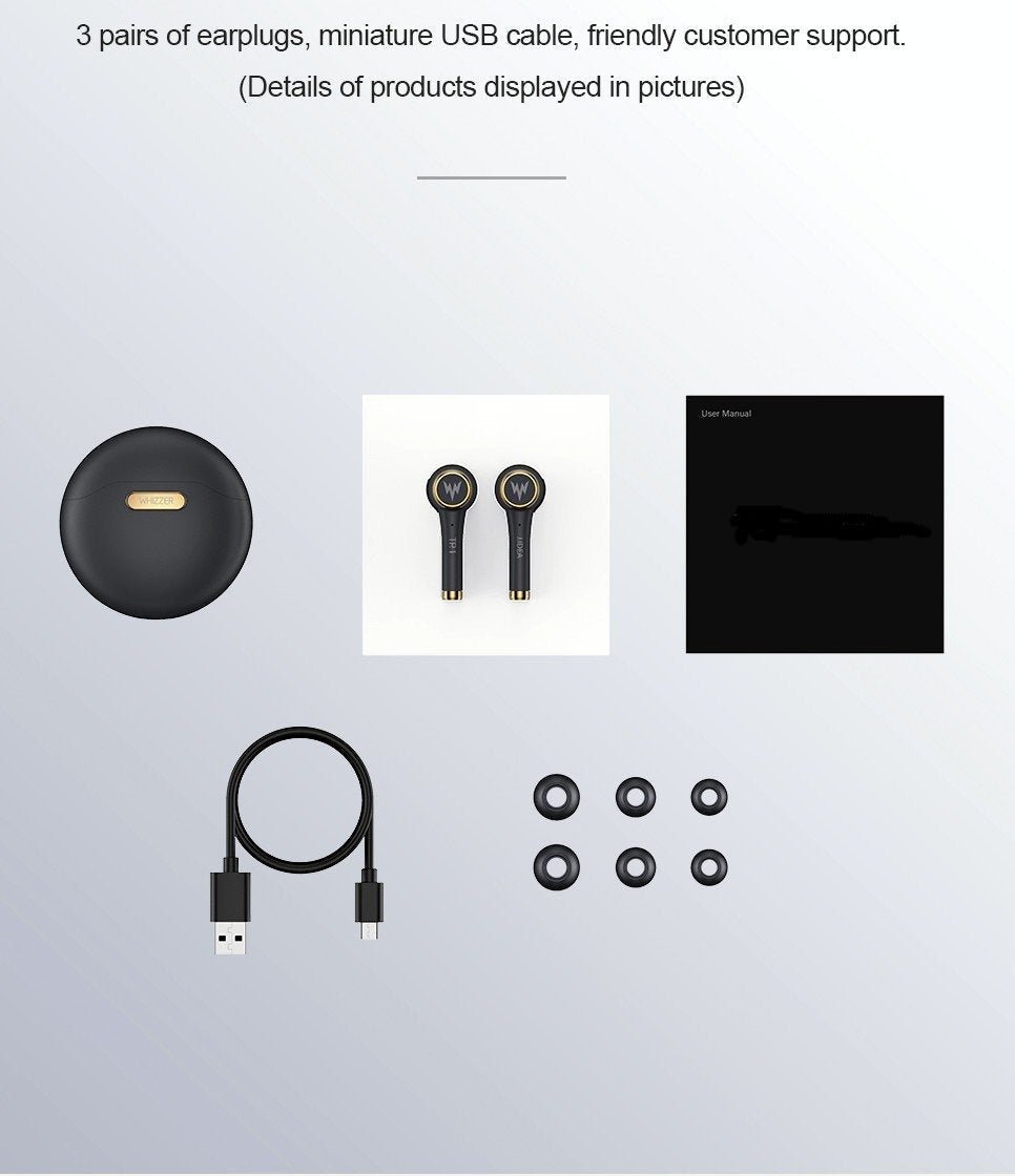 Bluetooth Version: 5.0
Waterproof Rating: IPX5
Charging Time: 1–2 hours
Playtime: 4–5 hours per charge